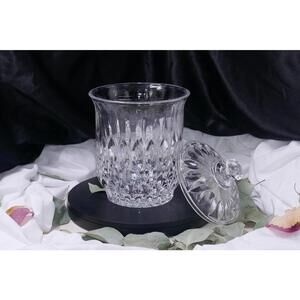 Vintage Gorham Althea Crystal Biscuit Jar with Lid: Elegant Glassware